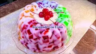 COMO HACER GELATINA MOSAICO