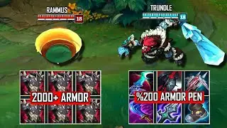 2000+ ARMOR RAMMUS vs ARMOR PEN TRUNDLE FIGHTS & Best Moments!