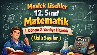 Meslek Liseliler 12. Sınıf Matematik 1. Dönem 2. Yazılıya Hazırlık (Üslü Sayılar)
