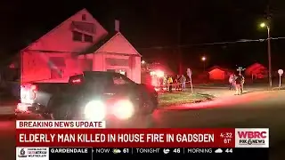 Elderly man killed in Gadsden house fire