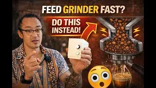 Are you grinding too fast: Try Slow feeding to improve coffee extraction.