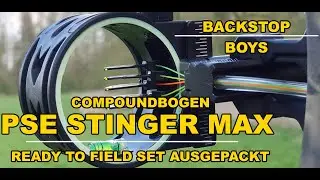 PSE STINGER MAX 2021 - Singlecam Compoundbogen  - Ready to Field Set ausgepackt und vorgestellt.