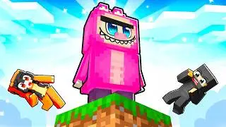 Přežij jako LABUBU na JEDNOM BLOCKU v Minecraftu!