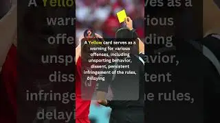 Red & Yellow Cards - Rules & Records! 🟨🟥 #RedCard #YellowCard #Football #Soccer #sports #Games