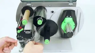 cab A+ Tutorial: Einlegen von außen gewickelter Thermotransferfolie