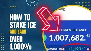 TOP INFO: Earn 1000% Monthly on Ice Coin Staking (Easy Method)