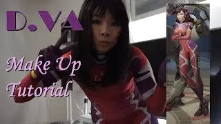 Make Up Tutorial | D.VA from OVERWATCH