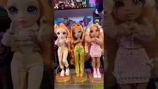 УЧУ КУКОЛ ТАНЦЕВАТЬ 😂 Rainbow High dance trend Poppy Rowan 🦋Meena Fleur 🧡 Georgia Bloom 🍑 Бига