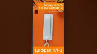 Координатная трубка домофона Цифрал КЛ-2 (обзор) | Safety Seller