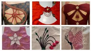 Most Popular Blouse Back Neck Design/Simple Blouse designs back side 