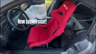 Drift Mustang || New NRG bucket seat/Planted Technology bracket