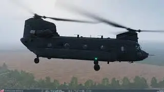 CH-47F CHINOOK. Despegue, vuelo y aterrizaje. Ruta Kutaisi, Senaki y Kobuleti.