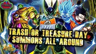 USTS 10 + Everyday GOKU + Step Up TRASH OR TREASURE DAY! Summons all Around! - Dragon Ball Legends