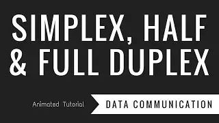 Modes of Data Transmission - Data Communication