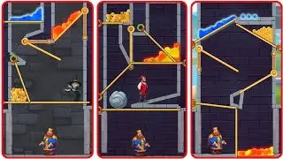 King Pin: Puzzle Quest All Levels 211-220 Game Walkthrough | King Pin Puzzle Game Answers