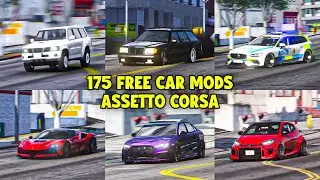 175 FREE CARS MODS for Assetto corsa