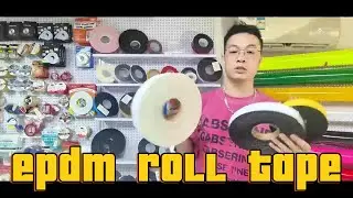 White AC foam 1 x 1 inch adhesive insulation tape,self adhesive weatherstripping