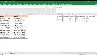 Separate Alphanumeric Code using Special char using TextJoin Function