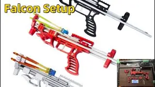 Falcon Slingshot Rifle Setup Ketapel Metal Slingshot Gun Installation Tutorial