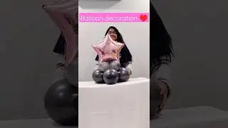 Foil balloon Decoration 🤗❤️ #shorts #short #art #birthday #decoration #balloon #balloondecoration