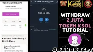 Penarikan 2 JUTA Token KSOL Kittycoin Solana Airdrop Nuyul Crypto