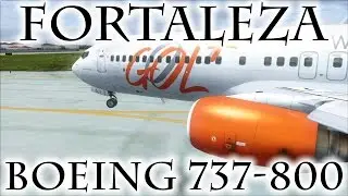 FSX | Gol 737 Landing at Fortaleza (SBFZ) (Multiple Views)