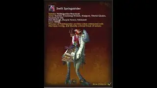 Swift Springstrider Easter Mount - World of Warcraft WOW