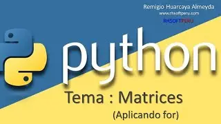 matrices con python
