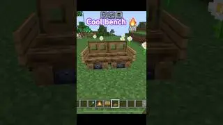 Amazing bench Build in MINECRAFT!