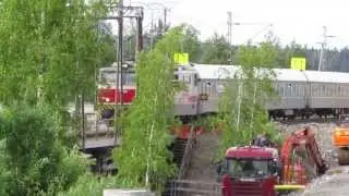 Pikajuna/Expresst&aring;g Kallansilloilla P&auml;iv&auml;ranta, Kuopio
