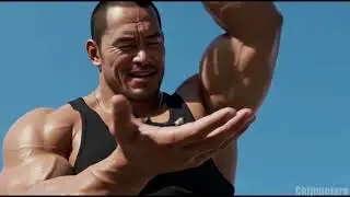 Muscule giant destroys a city