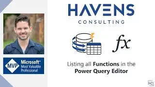 Listing all Functions in the Power Query Editor