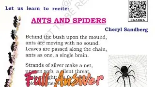 ||4 класс английский|| стихотворение - Муравьи и пауки|| #class4 #class4english #class4th