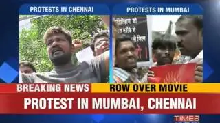Protest against 'Madras Cafe'