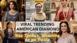 New Trending Viral American Diamond Necklace Set from India|Exclusive Designs|Worldwide Delivery
