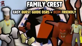 Family Crest Quest Guide OSRS (HCIM Friendly + Easy Safe Spot Method)