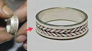 Silver And Copper Ring Making Video. How To Make Silver Ring With Copper. AR Jewellery।