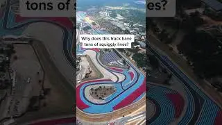 Why F1 French GP has red and blue lines?? #shorts
