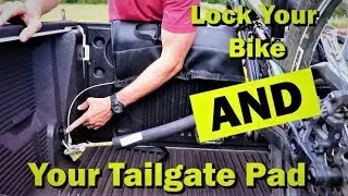 Lock your mountain bikes and your tailgate pad in your truck. Don't get your bike stolen!