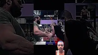 Andrey Smaev met arm wrestling bss Denis Cyplenkov 👿🔥👽