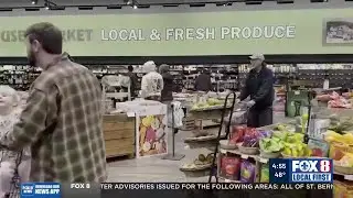 People ready to restock their supplies welcome the reopening of stores