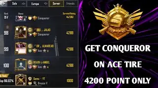 GET CONQUEROR ON ACE 4200 POINT ONLY | PUBG MOBILE SEASON 14 CONQUEROR TIPS & TRICK | SOMU GAMING