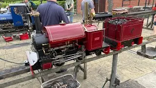 JAX visits sweet pea rally 2025 at Guildford#railway#narrowgauge#engineering#steamengine