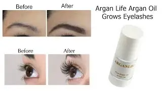How does arganlife argan oil grow eyelashes