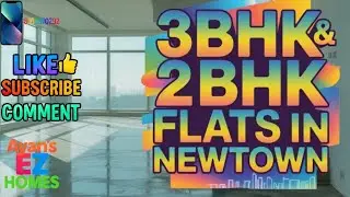 3BHK,2BHK flats in New town Rajarhat main road @AyansEZhomes 8100370292