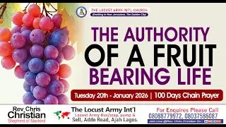 Rev. Chris Christian | The Authority of a Fruit Bearing Life