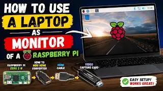 How to Use a Laptop as a Monitor for Raspberry Pi  | OBS Studio + RealVNC | Full Tutorial 2026 |