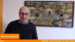 Webinar - Se il CTU non può curare, perché il CTU deve diagnosticare?