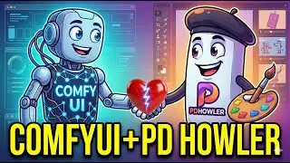 COMFYUI + PDHOWLER integration for realtime painting\ animation and tweaking.