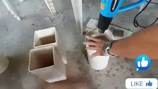 Medidas para transformar um cano de 150mm cilíndrico em quadrado.